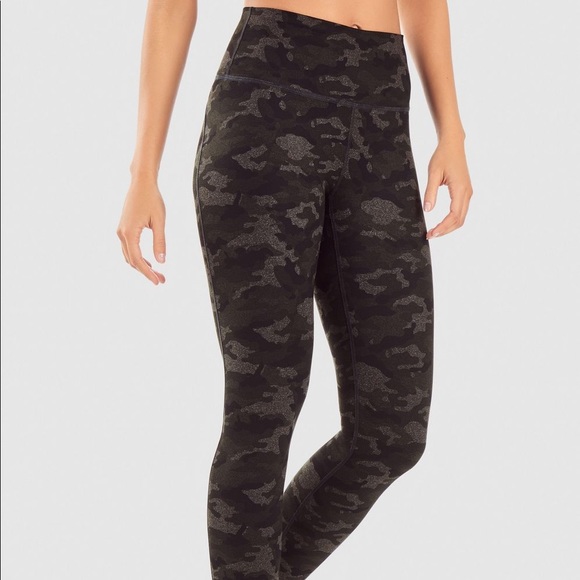 Fabletics Powerhold High Waisted Leggings Camo - Picture 2 of 2
